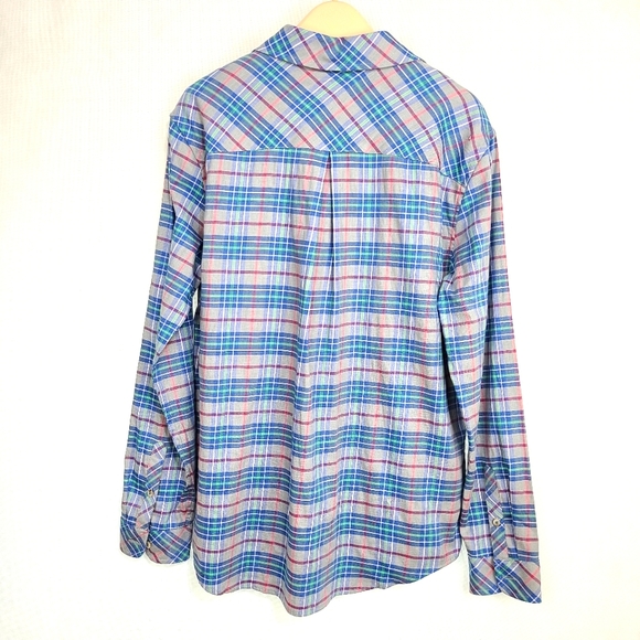 NEW- Southern Tide Seagull Grey Hadley Popover Ski Patrol Plaid. Size S - Picture 4 of 5